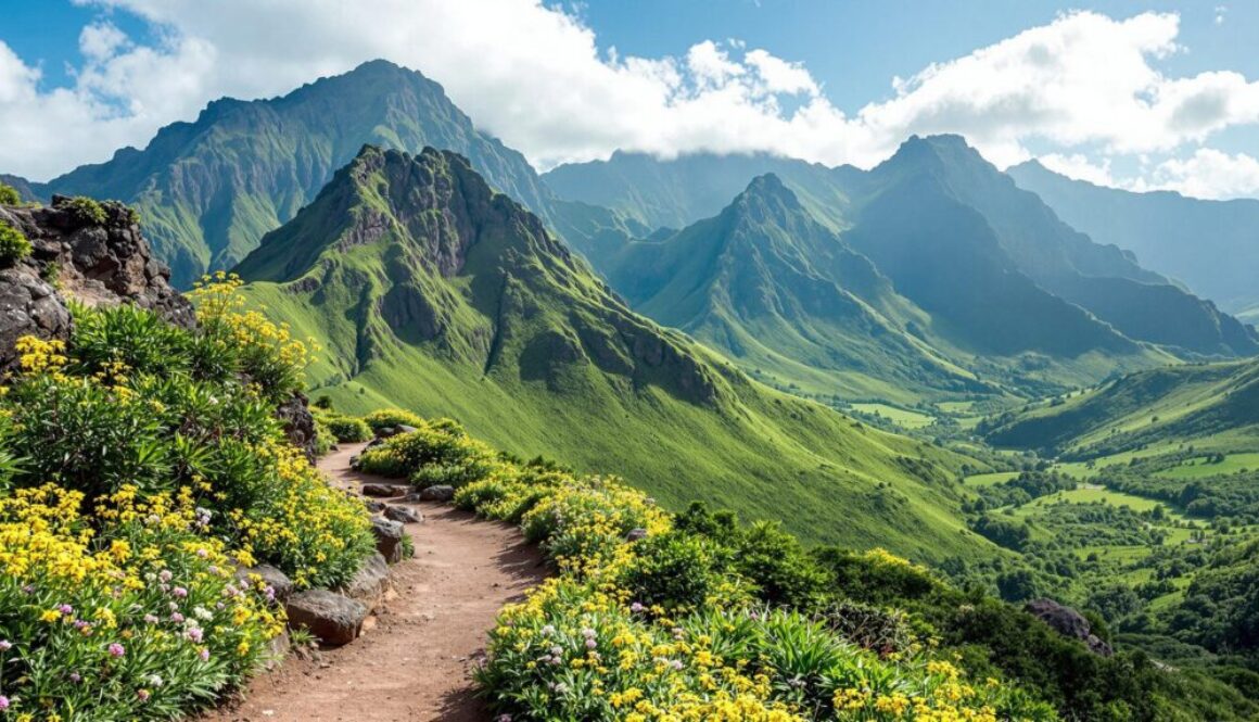 Mountains in Mauritius