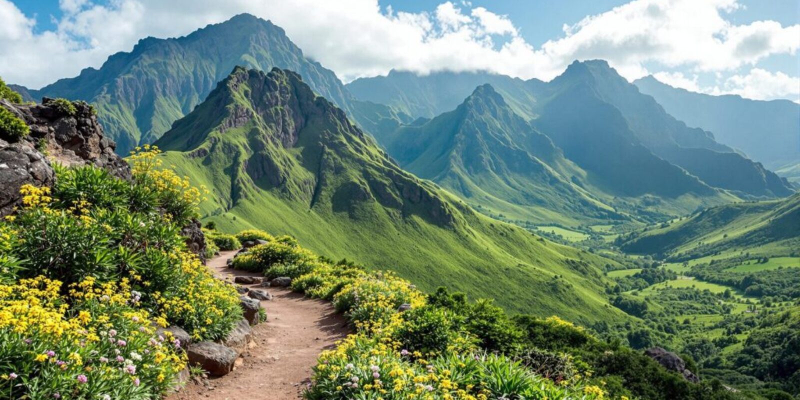 Mountains in Mauritius