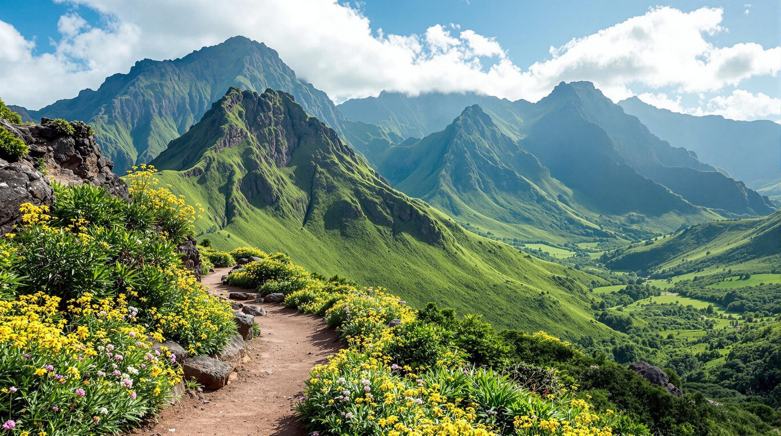 Mountains in Mauritius